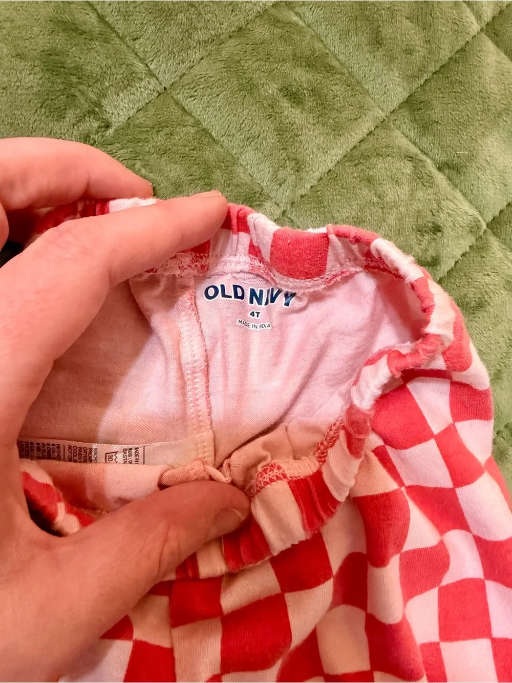 Old Navy Kids Shorts Pack - Pink Checker, Teal, Yellow, White Floral